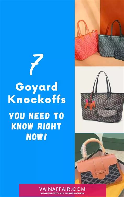 blue goyard dupe|Goyard bag knock off.